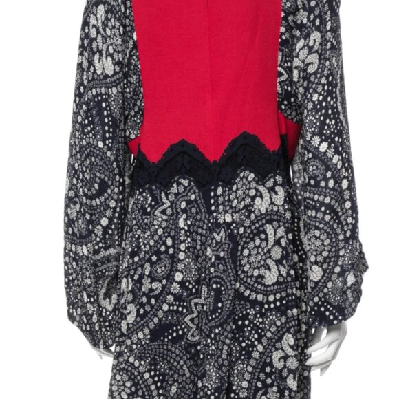 Chloe Floral Print Knee-Length Dress - Picture 10 of 13